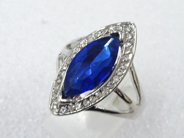 COLORED STONE FASHION RING / JP SIZE 21